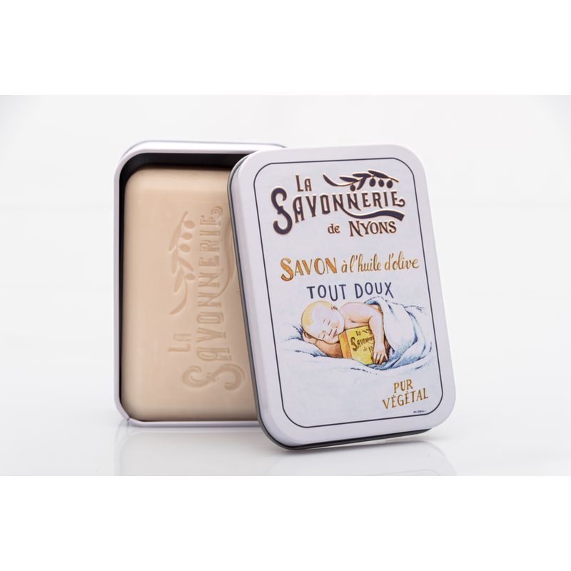 La Savonnerie de Nyons - Metallbox mit Seife Süßes Baby 275 g