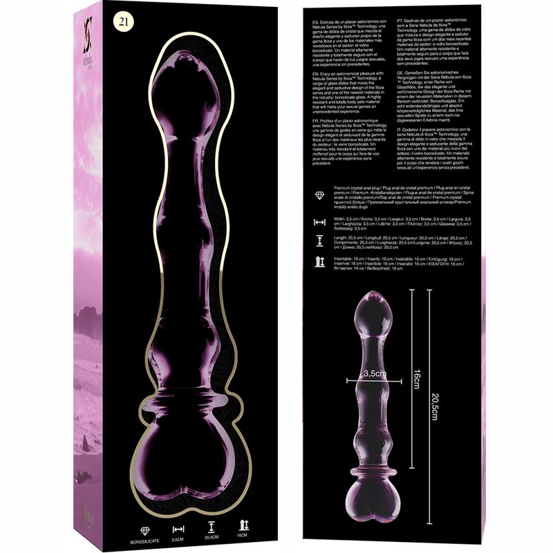 Nebula Series By Ibiza - Modell 21 - Dildo Borosilikatglas