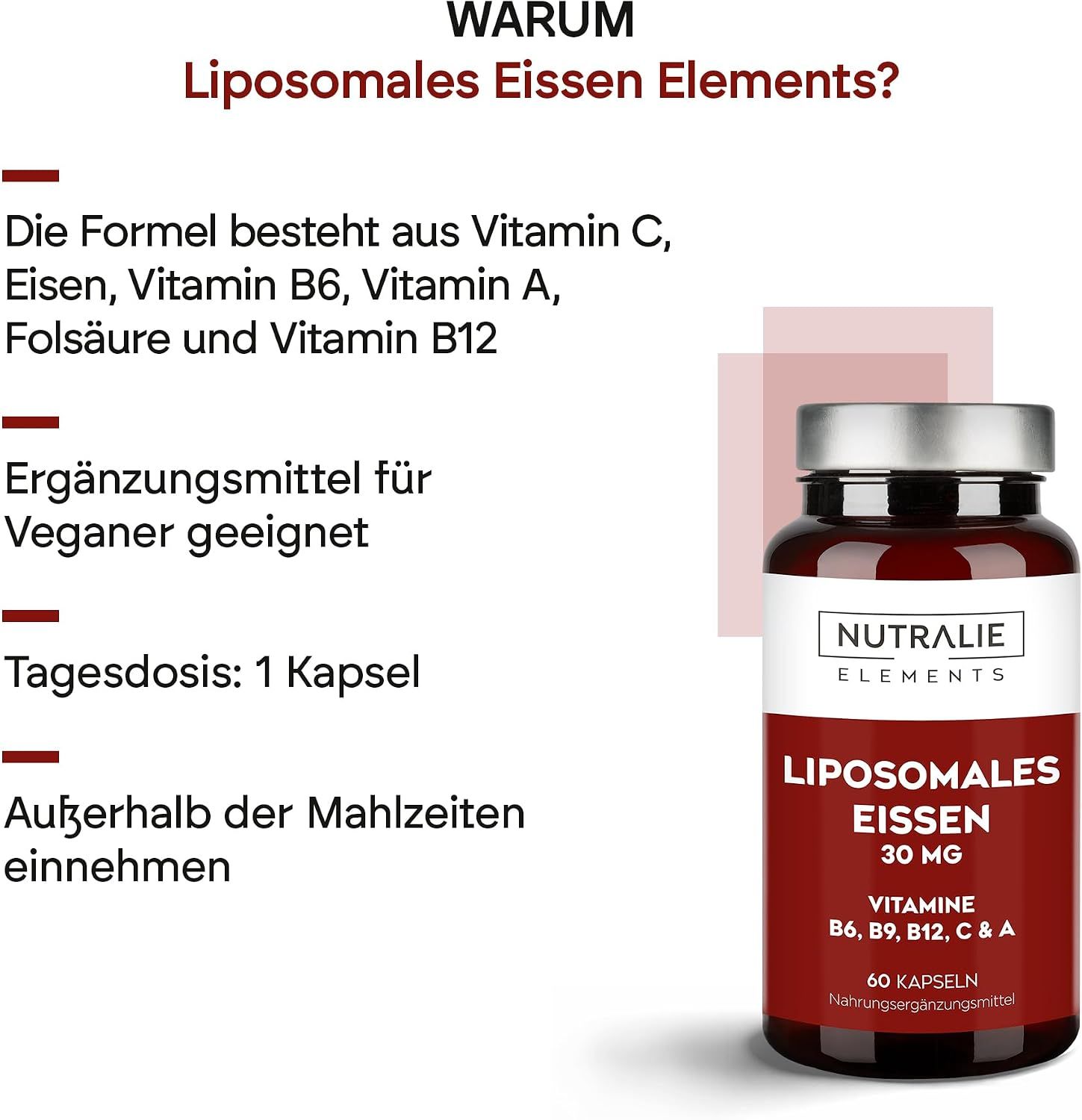 Nutralie Liposomal Iron Eisen-Komplex