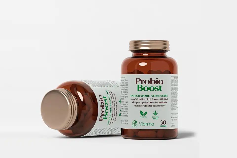 Probio Boost Vfarma probiotico per l’equilibrio della flora intestinale