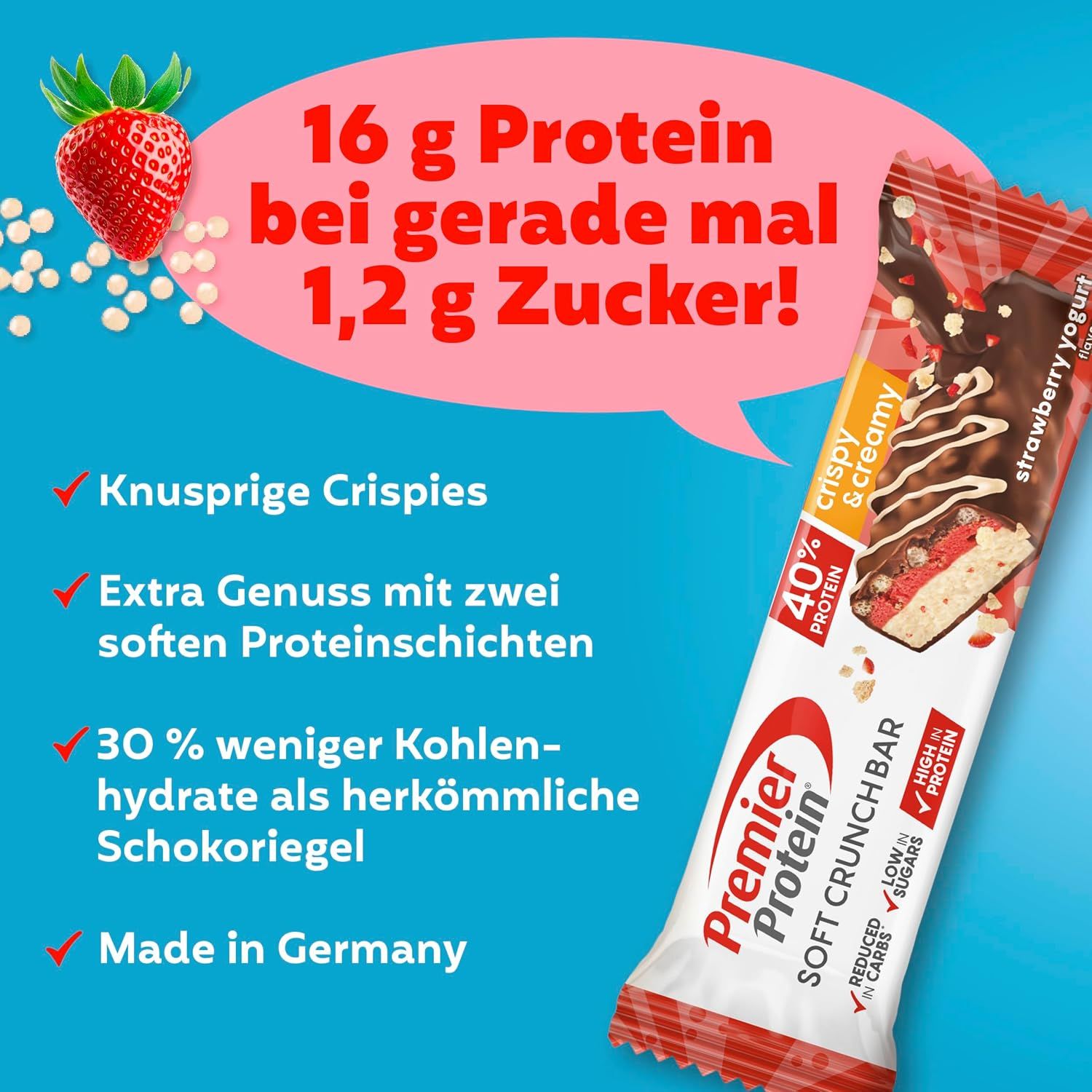 PREMIER PROTEIN Soft Crunch Bar 40%