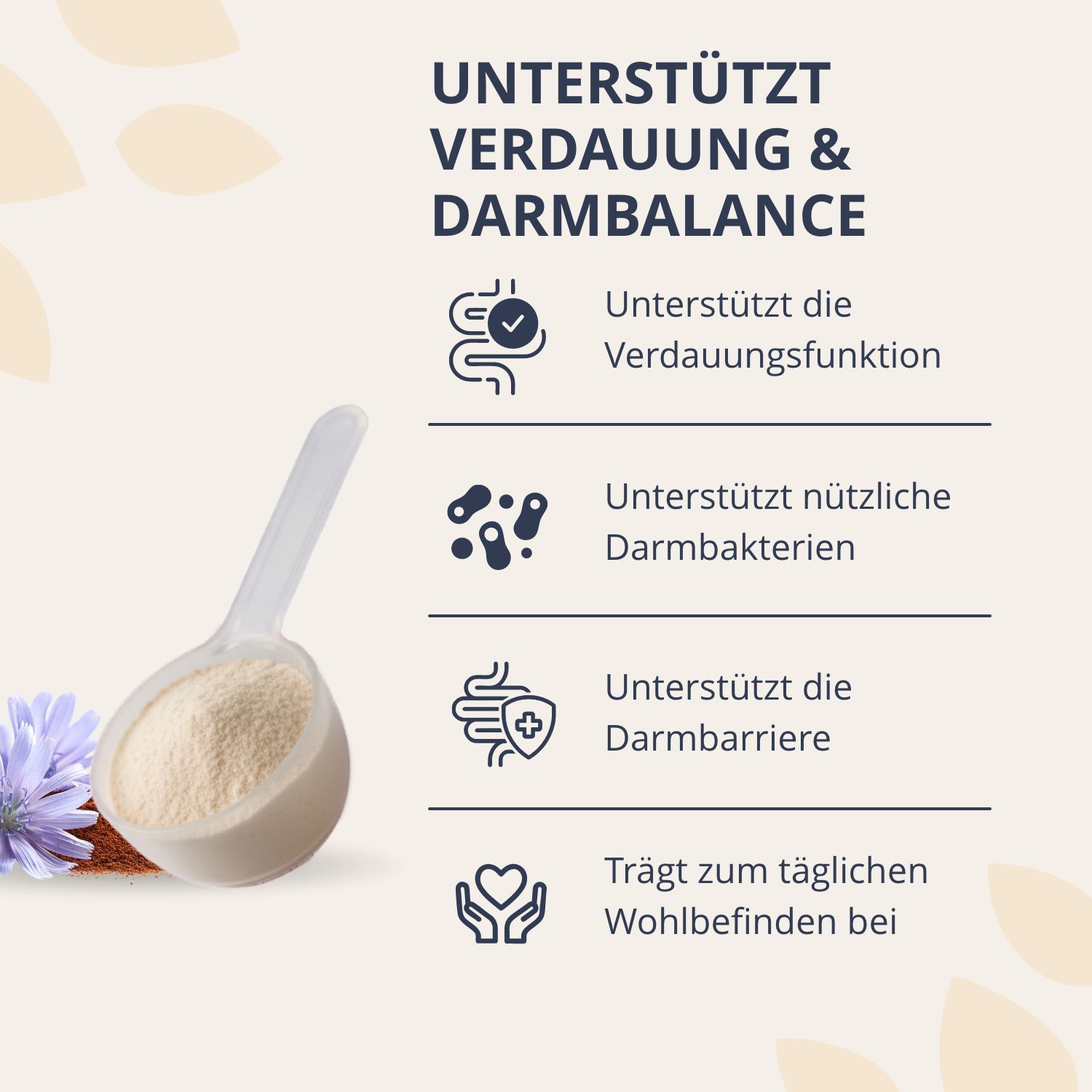 Golden Tree Gut Restore unterstützt Verdauung und Darmbalance mit Präbiotika und Enzymen.