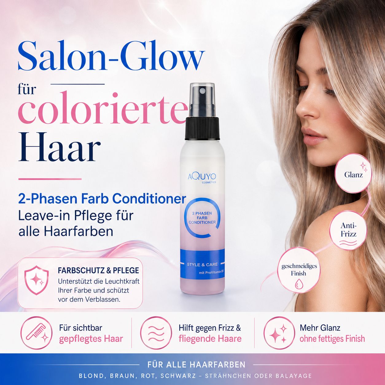 Style & Care 2-Phasen Farb-Conditioner für beanspruchtes und gefärbtes Haar