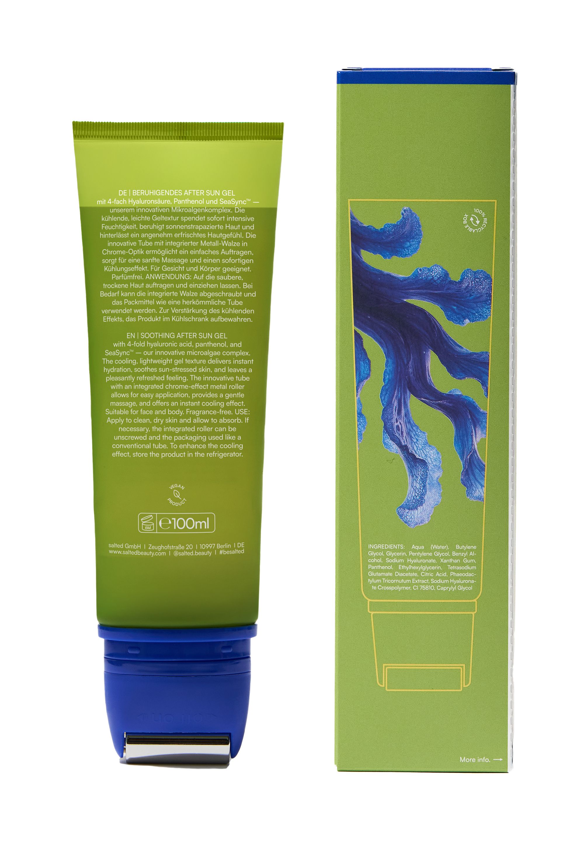 salted Beruhigendes After Sun Gel Cooling Chrome Fragrance-Free