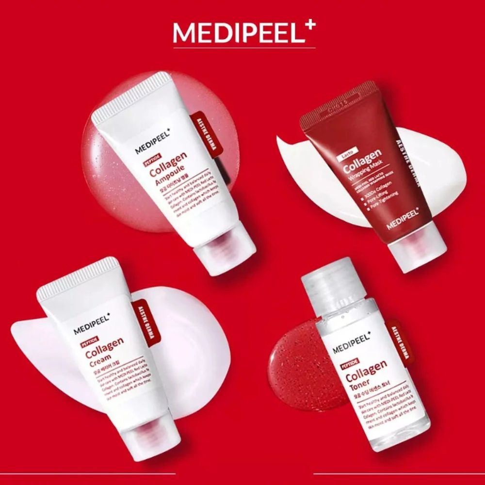 MEDI-PEEL | Red Lacto Collagen Skin Care Trial Kit