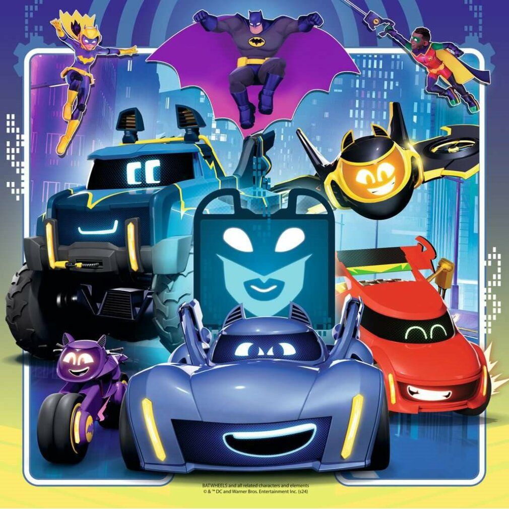 Ravensburger - Puzzle Fledermausräder 3x49p