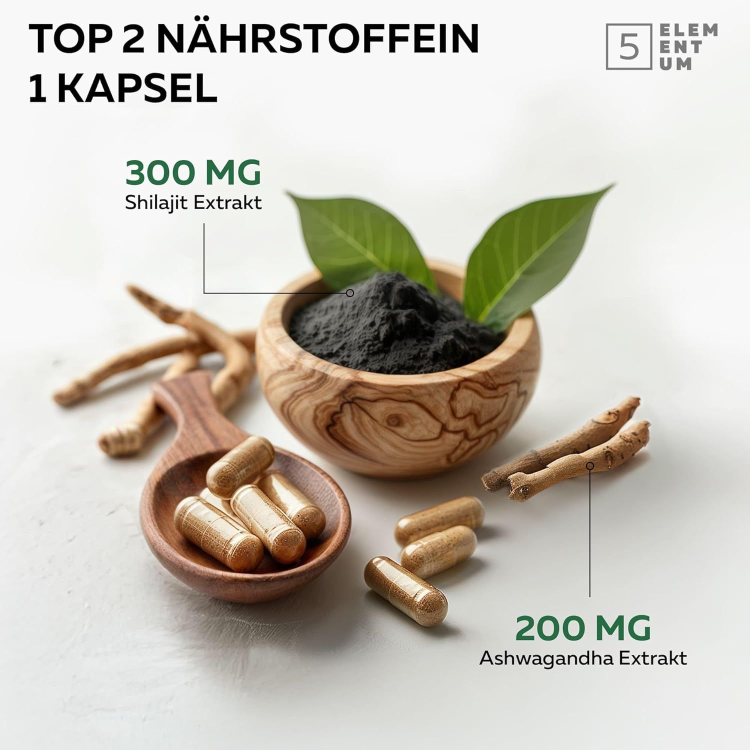 5Elementum Mumijo Shilajit Kapseln