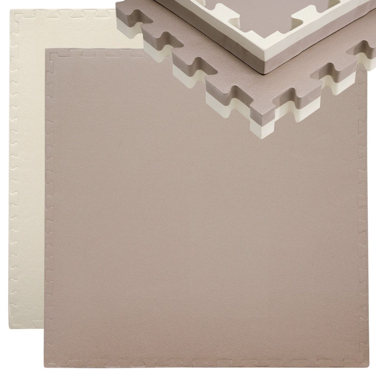 eyepower Trainingsmatte mit Rand 90x90x4 cm
