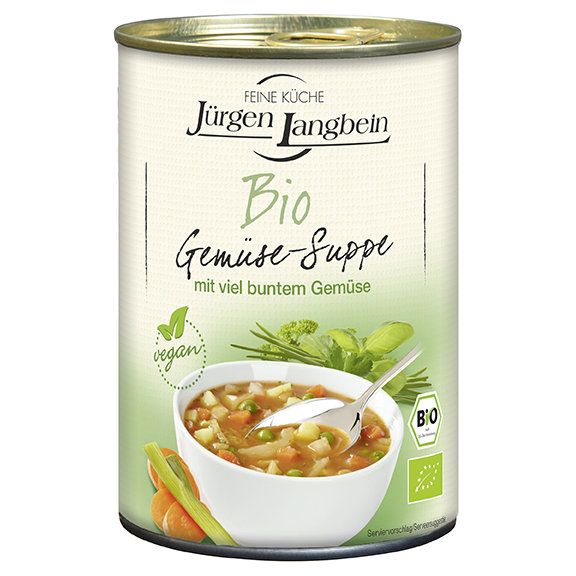 Jürgen Langbein BIO Gemüse-Suppe, vegan