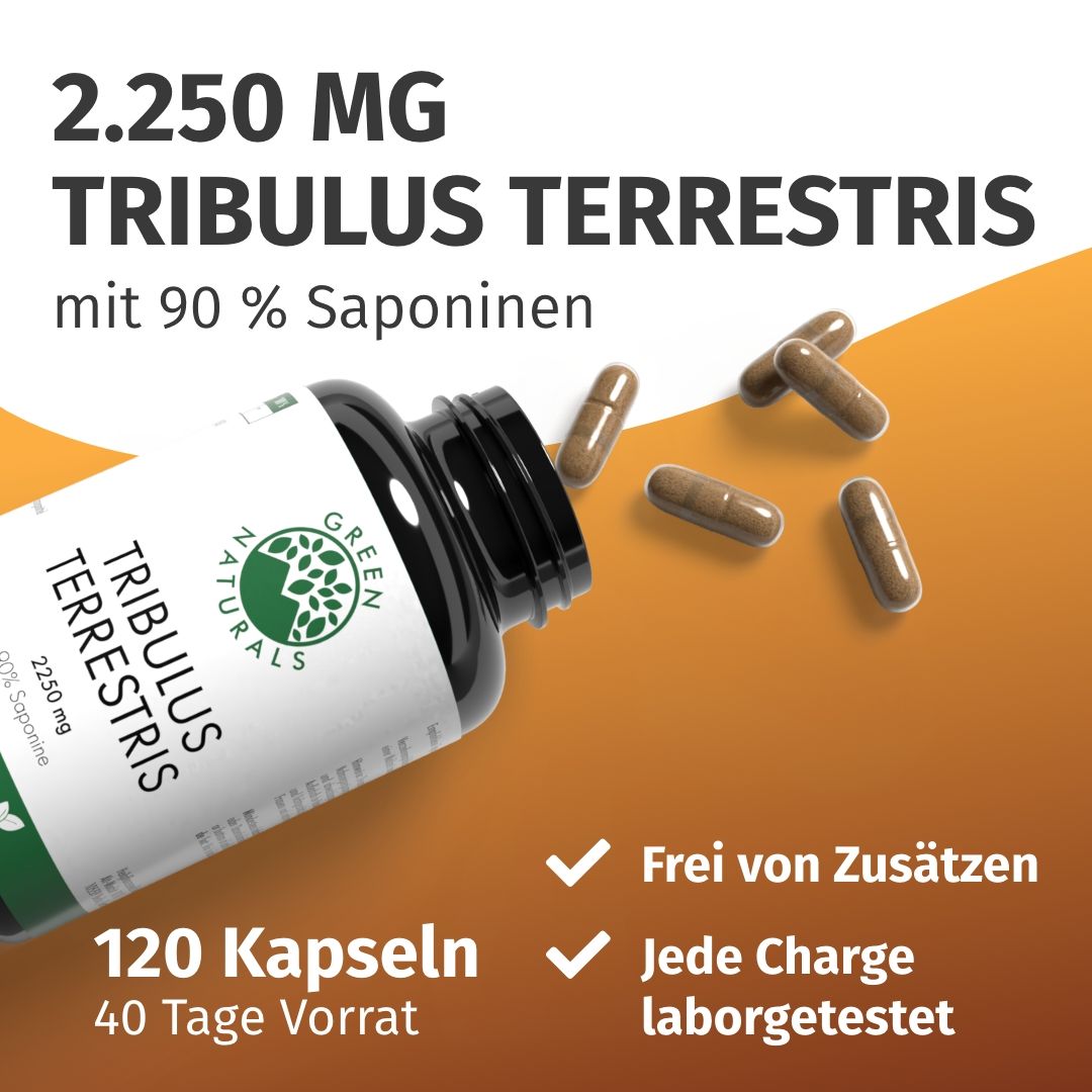 GREEN NATURALS Tribulus Terrestris 2.250 mg vegan