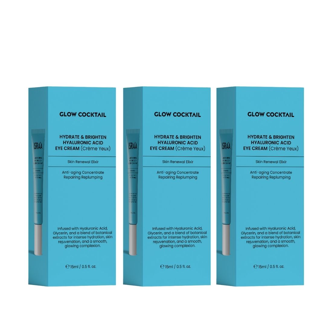 Glow Cocktail Hydrate & Brighten Hyaluronic Eye Cream Trio