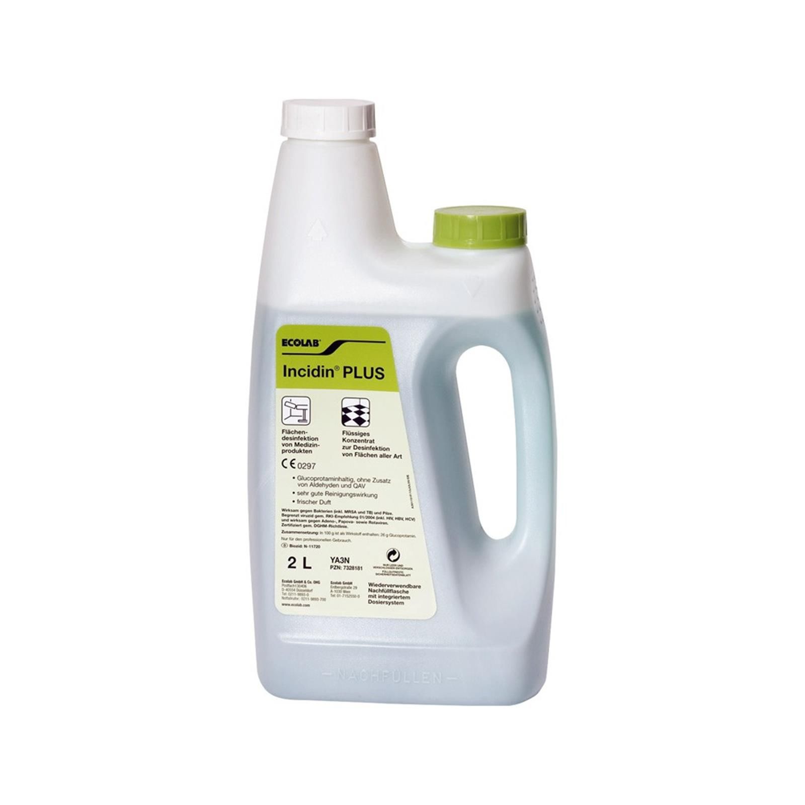 Ecolab Incidin® PLUS Flächendesinfektion 2 Liter Flasche