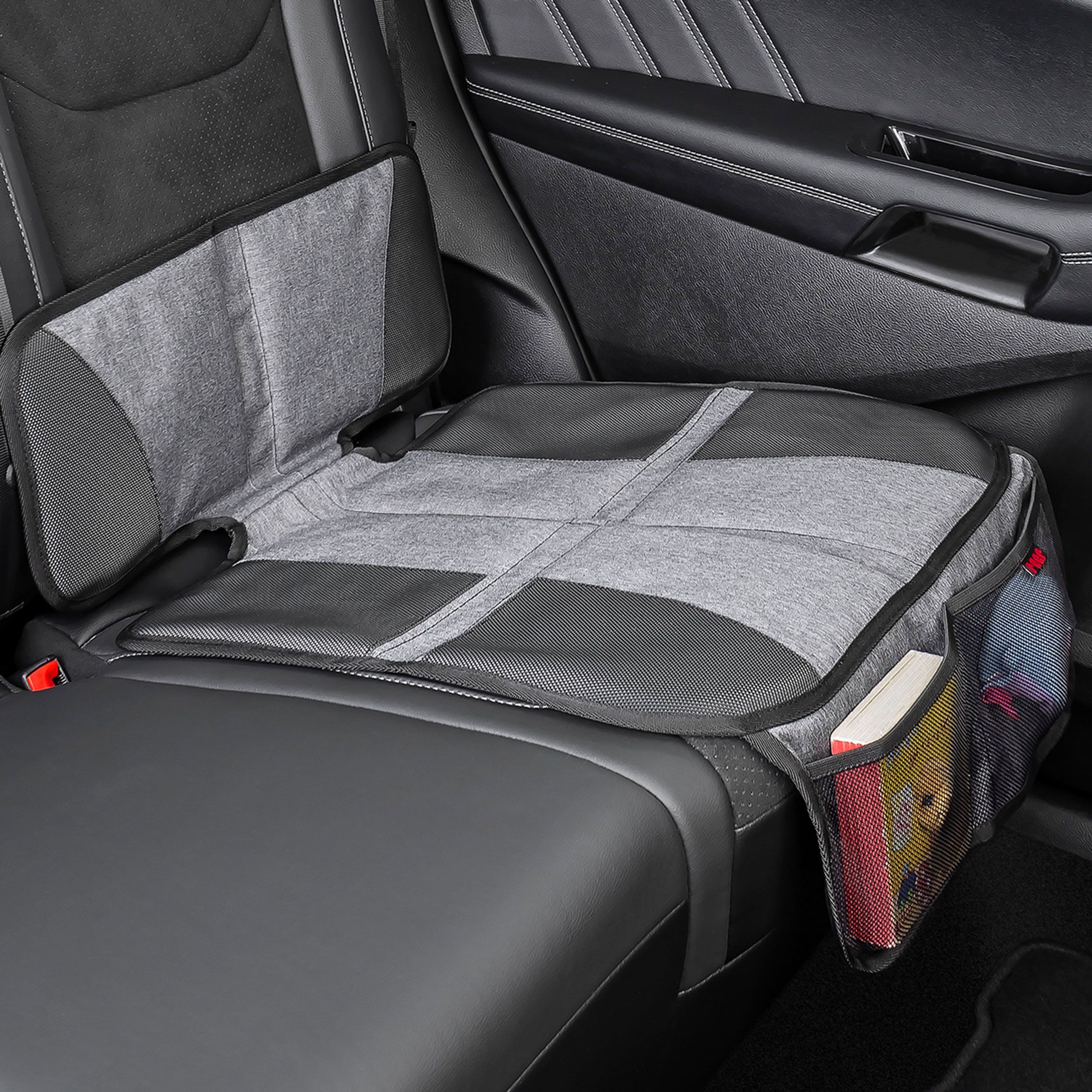 reer TravelKid Protect Autositz-Schutzunterlage, mit Taschen