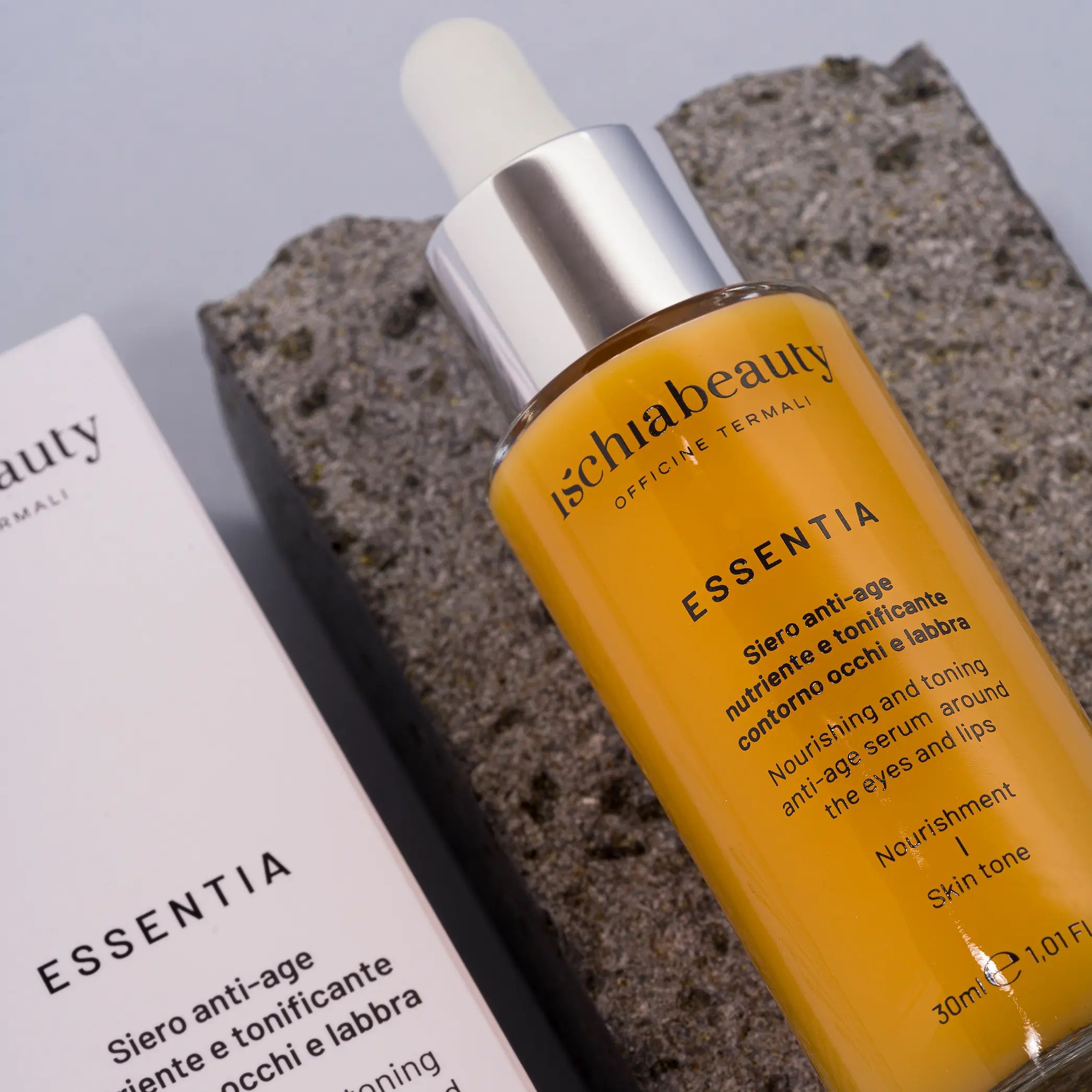 ischiabeauty Pflegendes und straffendes Anti-Ageing-Serum für Augen und Lippen