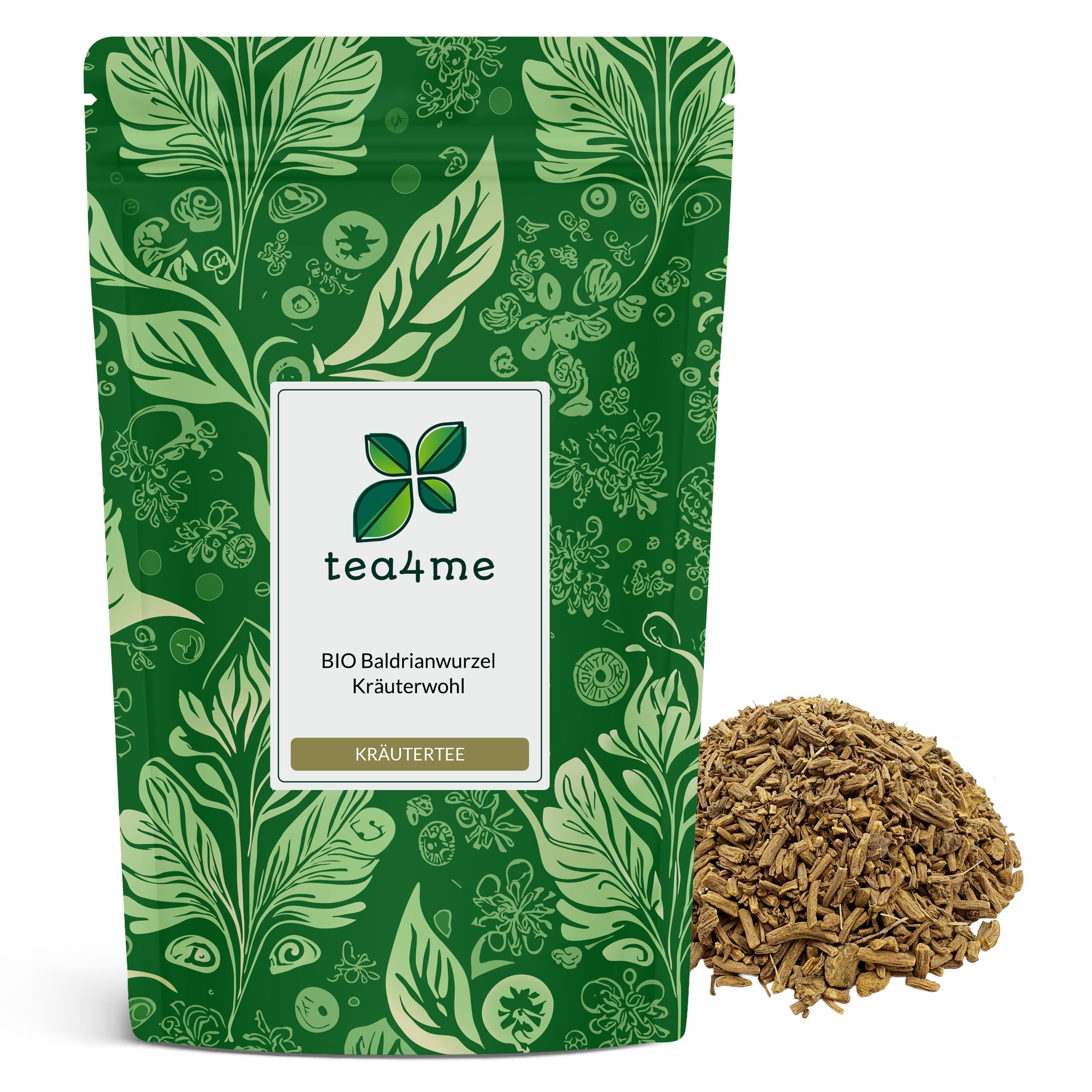 tea4me BIO Baldrianwurzel (Baldrian Tee) Kräuterwohl