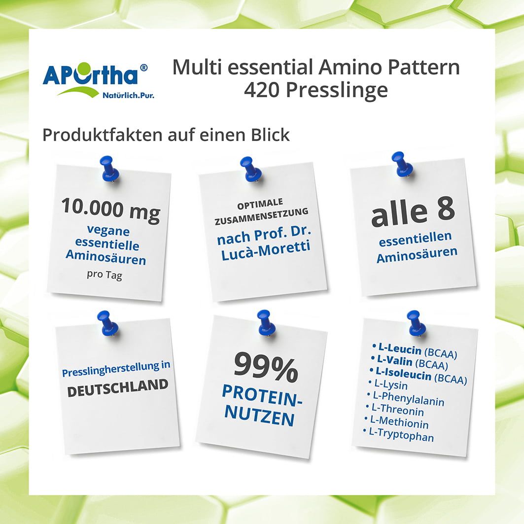 Multi Essential Amino Pattern vegan Tabletten 420 St