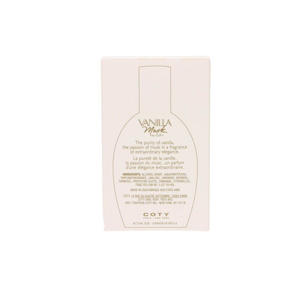 Coty Vanille Moschus köln Spray für Frauen 0,05 l