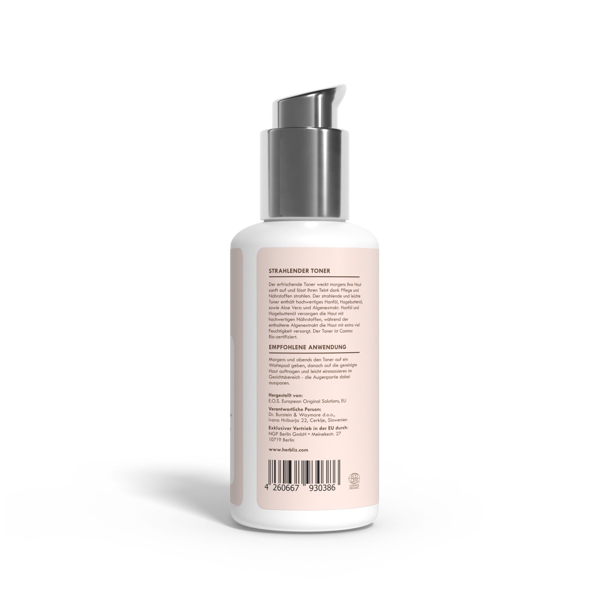 Herbliz Strahlender Toner 150 ml Gesichtswasser