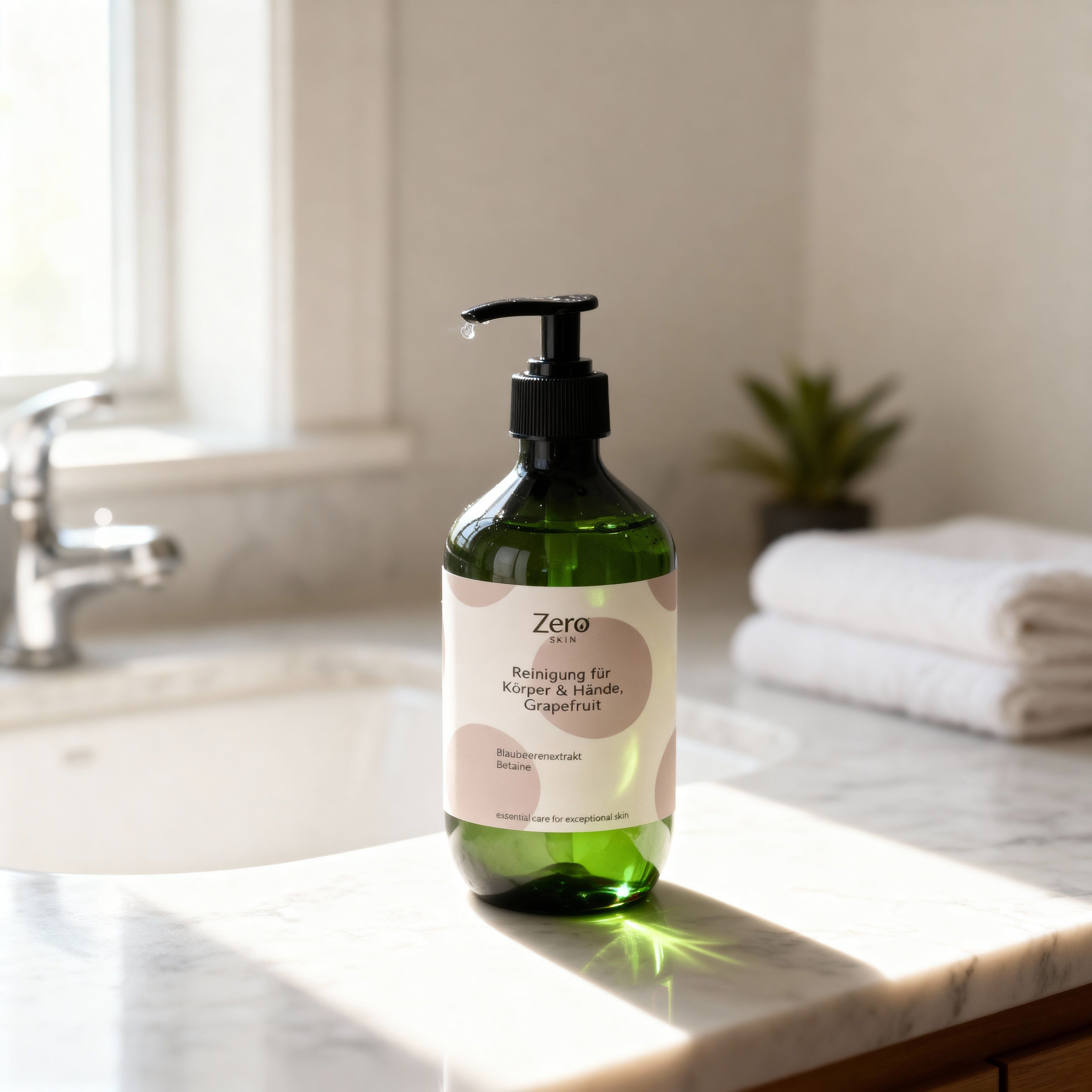 Zero Skin Reinigung für Hände und Körper, Grapefruit, sanft reinigend und hydratisierend