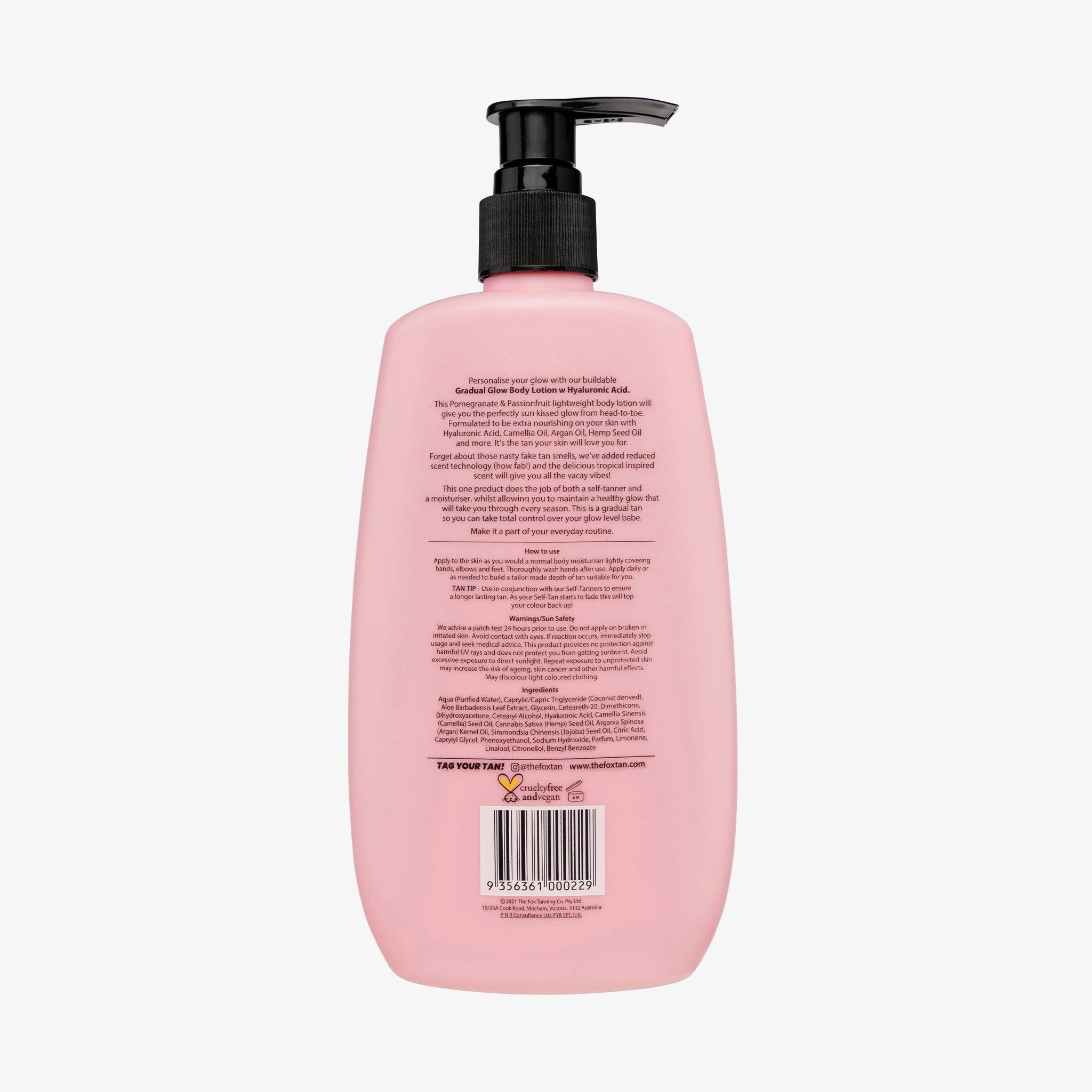 The Fox Tan Gradual Glow Body Lotion