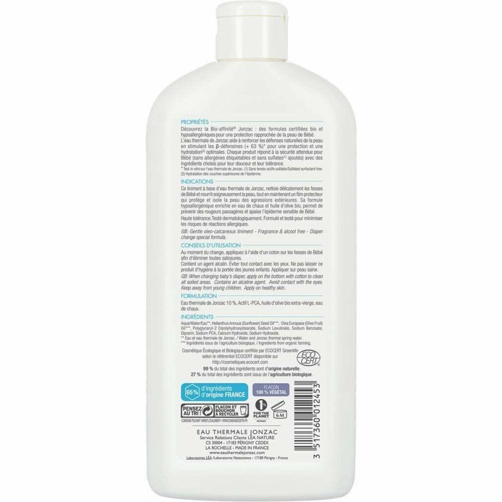 Eau de Jonzac Bébé Bio Süßes Liniment Oleo-Kalk