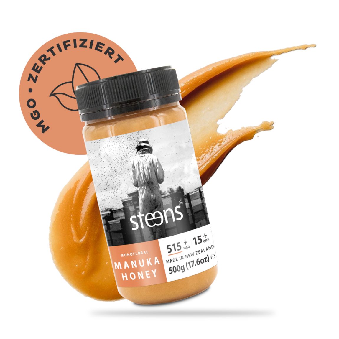 STEENS Manuka Honig MGO 515+ I UMF15+, 500g