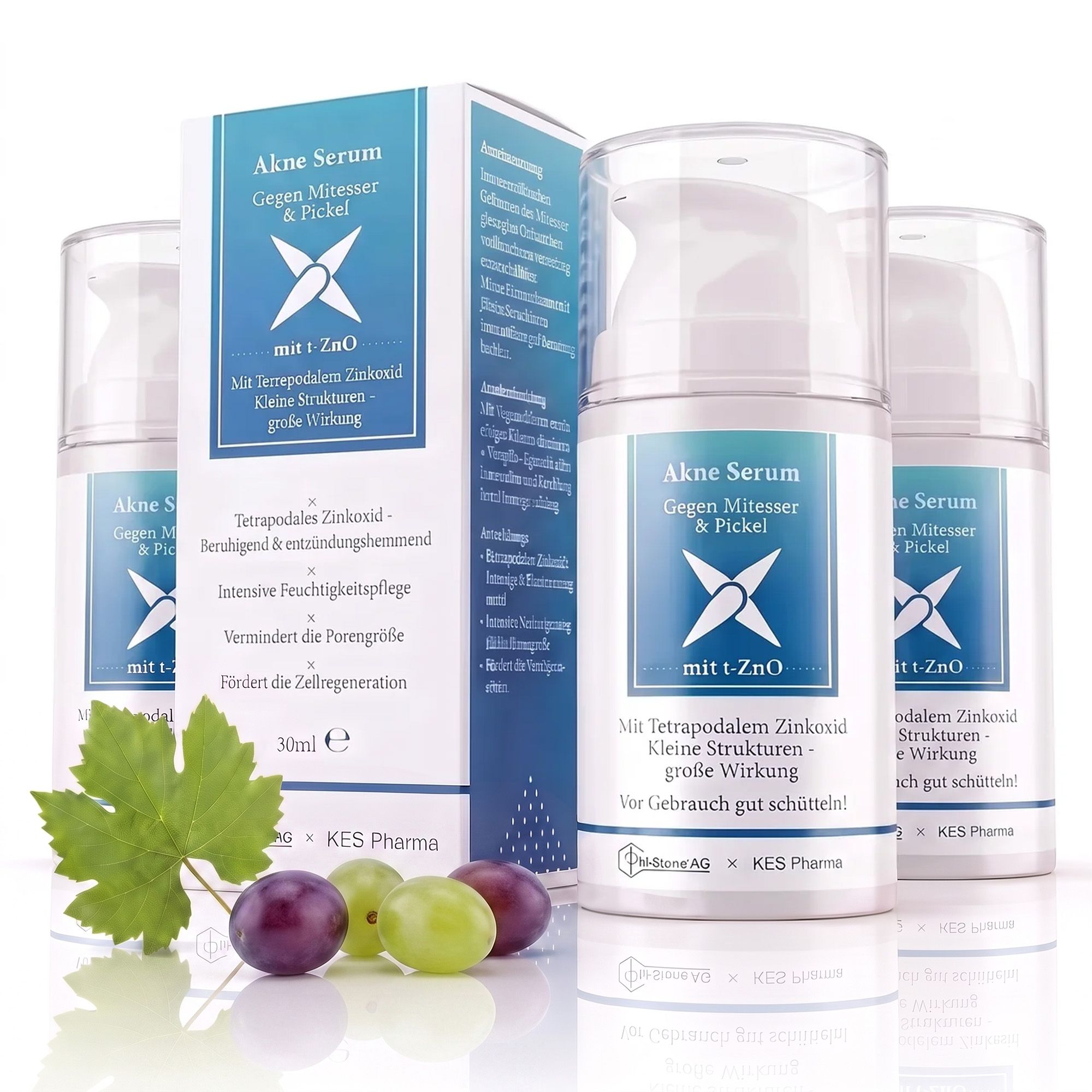 KES Pharma Akne-Serum mit tetrapodalem Zinkoxid (t-ZnO)