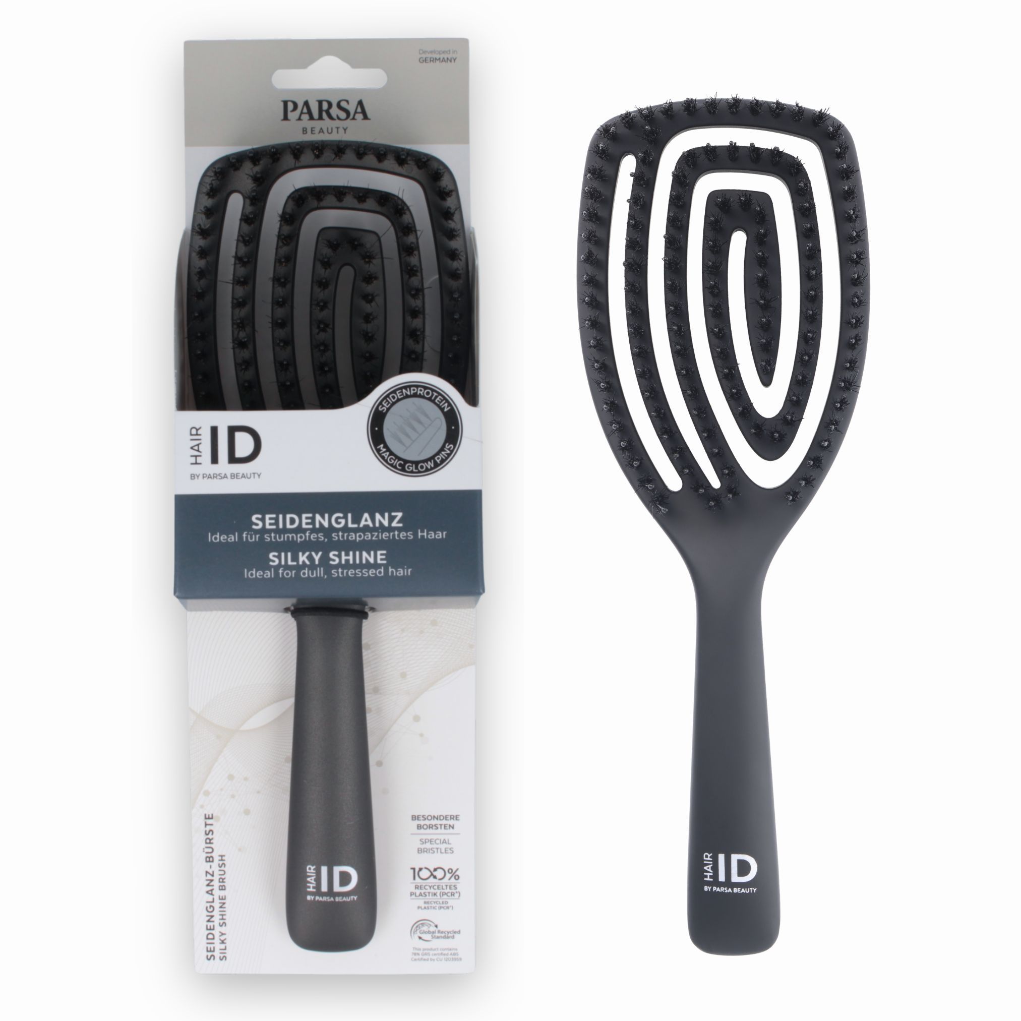 Parsa Beauty Hair ID Spiralbürste Seidenglanz Styling Haarbürste 284 St