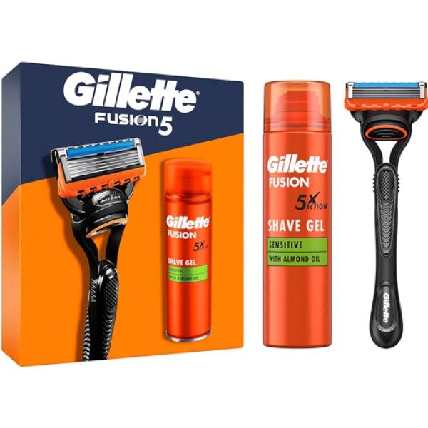 Gillette Fusion 5 Nassrasierer Herren, Geschenkset