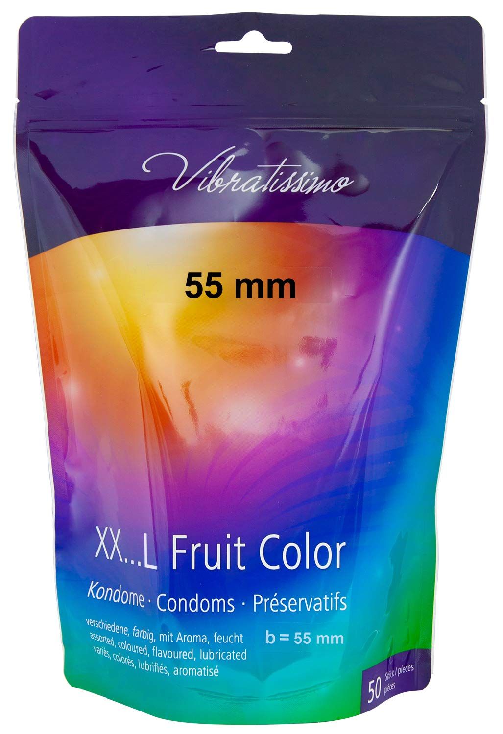 Vibratissimo Kondome Fruit Color 53mm 50 St