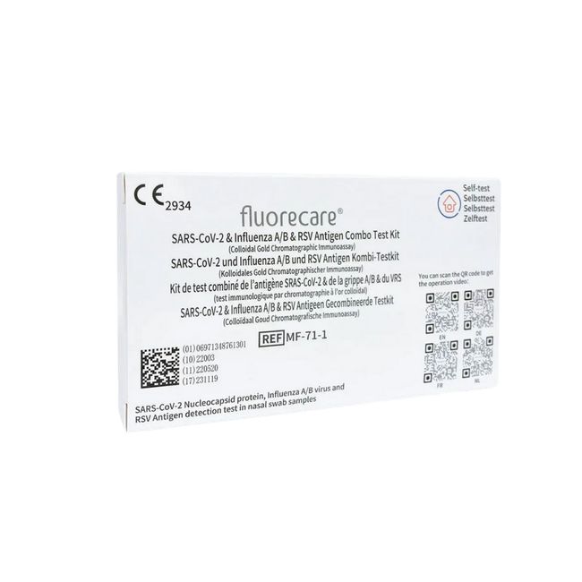 fluorecare® 4in1 SARS-CoV-2, Influenza A/B & RSV Combo-Schnelltest