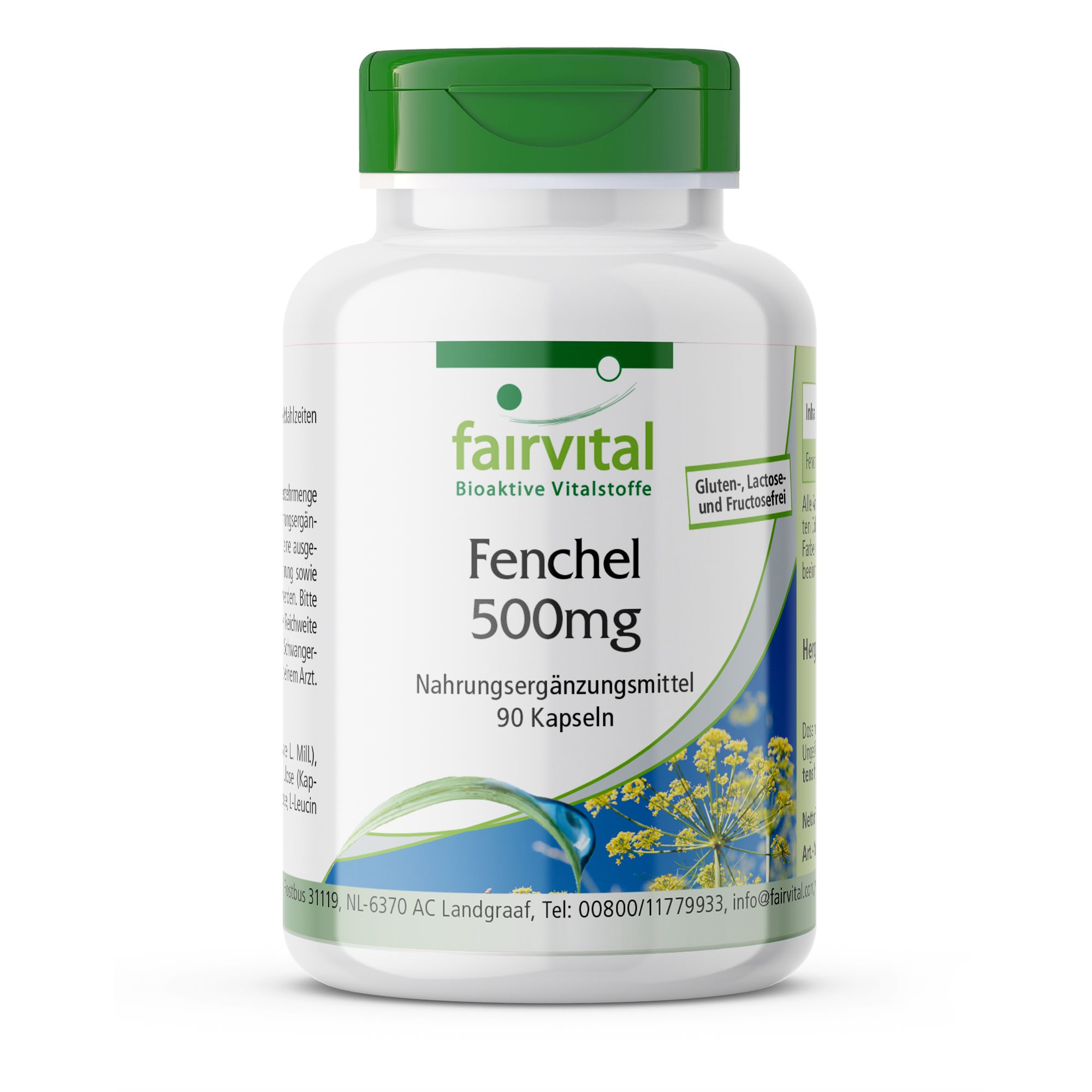 Fairvital | Venkel 500mg - Foeniculum vulgare Miller Vegan 90