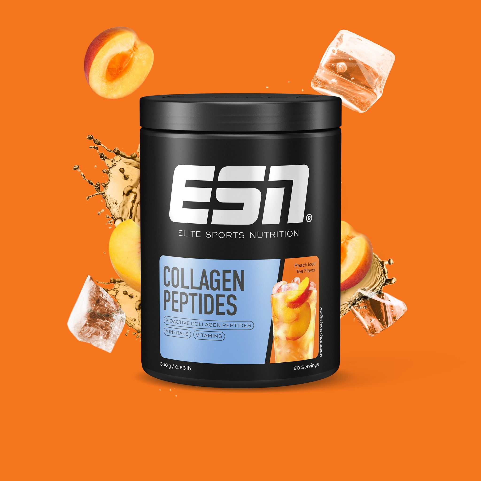 ESN Collagen Peptides Pulver mit Kollagen, Vitaminen, Mineralstoffen
