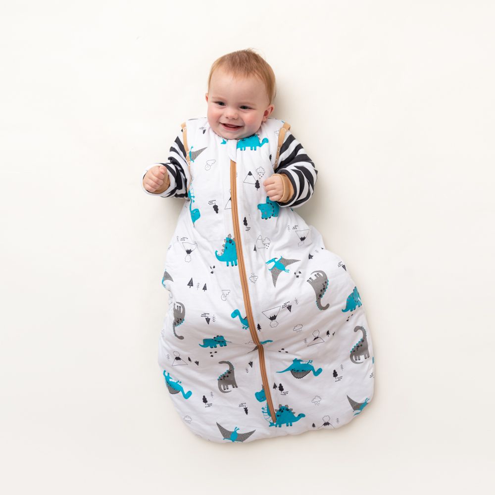 schlummersack Baby Schlafsack ganzjährig in 2.5 Tog 0-6 Monate 70 cm Jurassic