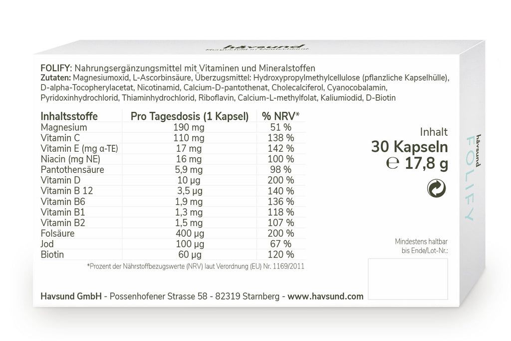 håvsund Folify 60 St Kapseln