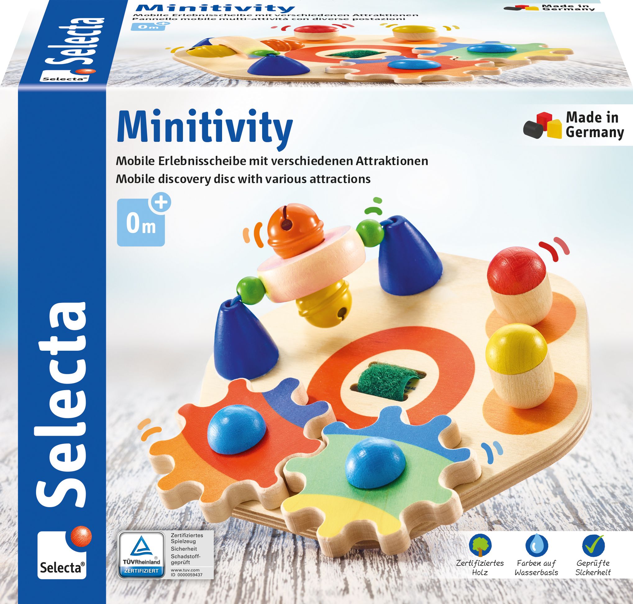 Babywelt - Minitivity, Motorikspielzeug, 14 cm
