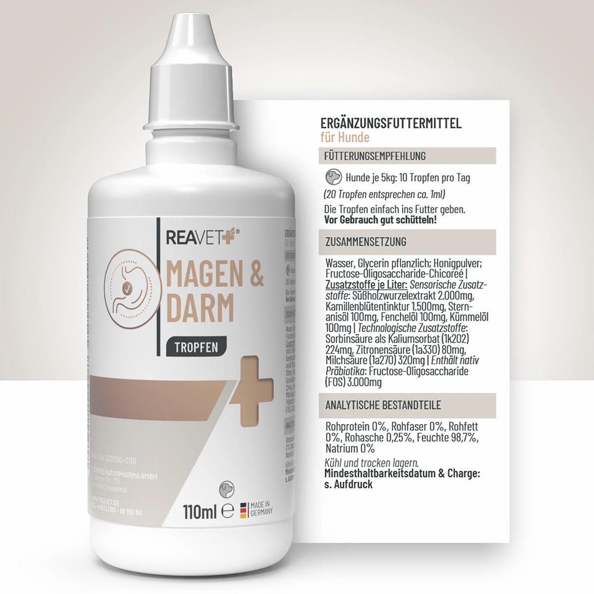 Magen & Darm Tropfen - ReaVET