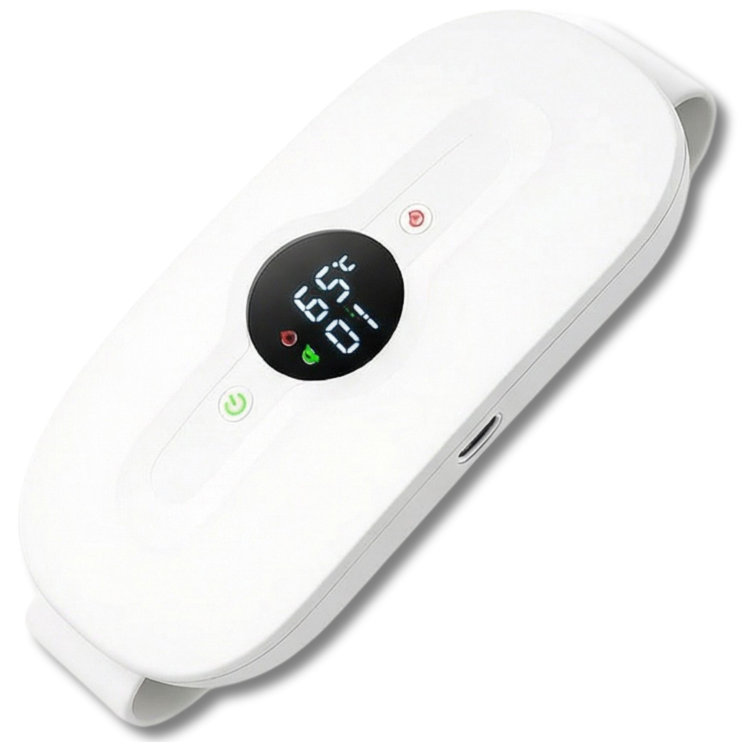 Beheizter Menstruationsgürtel aus Graphen – 6 Wärmestufen & Massageprogramme, Linderung 19x8 cm