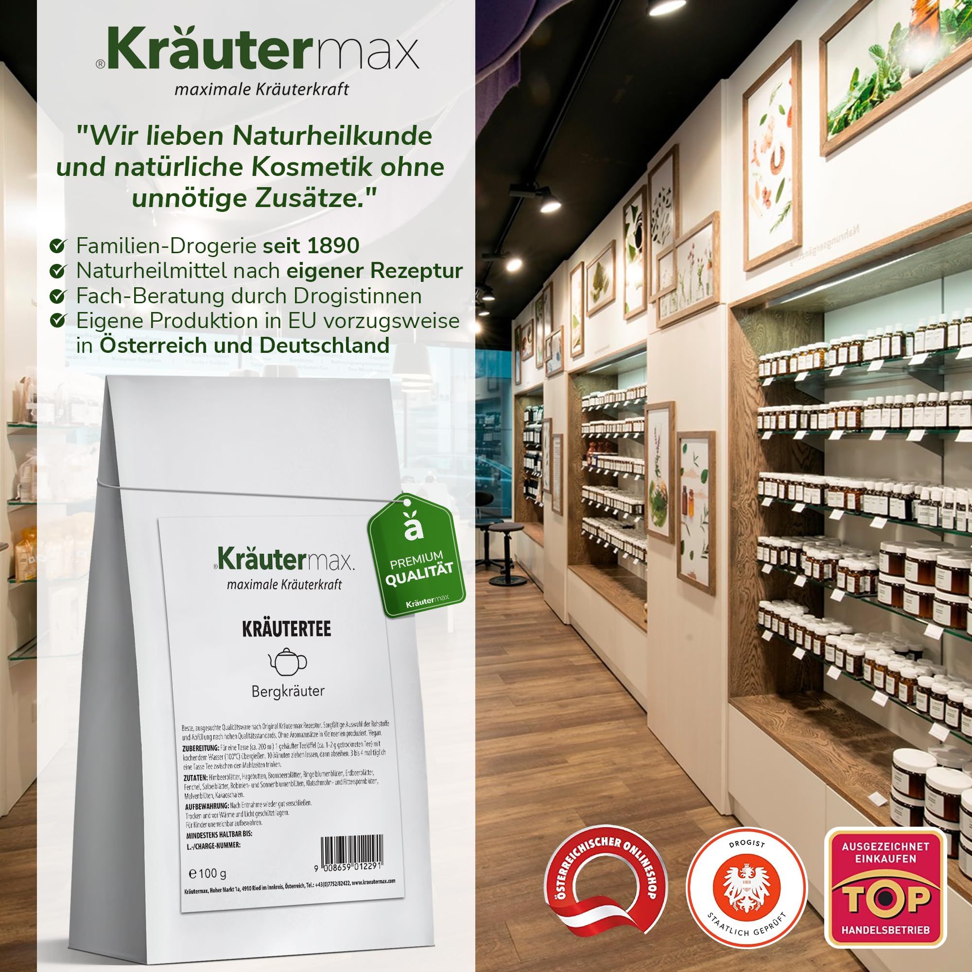Kräutermax Bergkräuter Tee