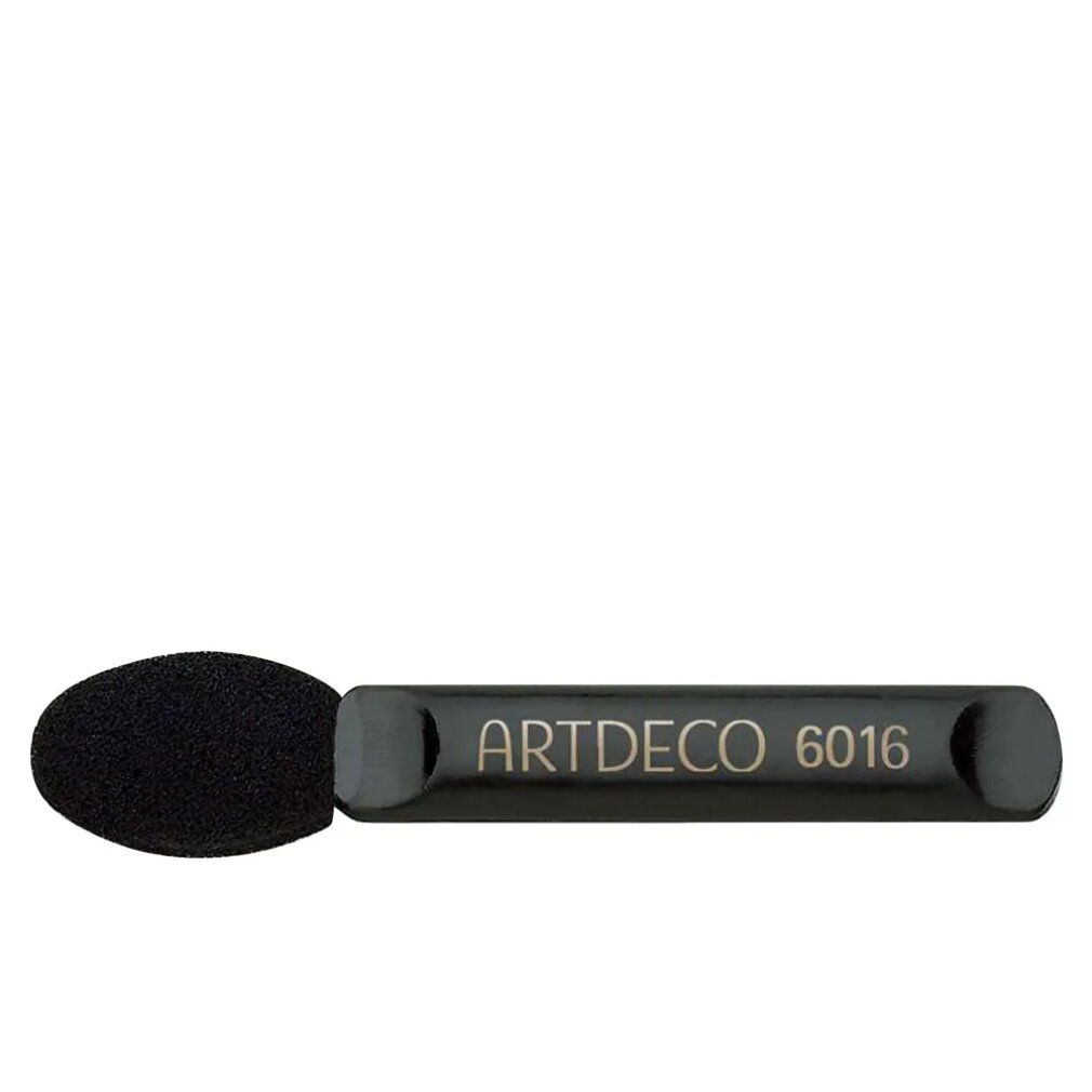 Rubicell-Applikator von Artdeco. Schwarzer Applikator mit schwarzem Schaumstoffkopf. Auf dem Griff steht "ARTDECO 6016".
