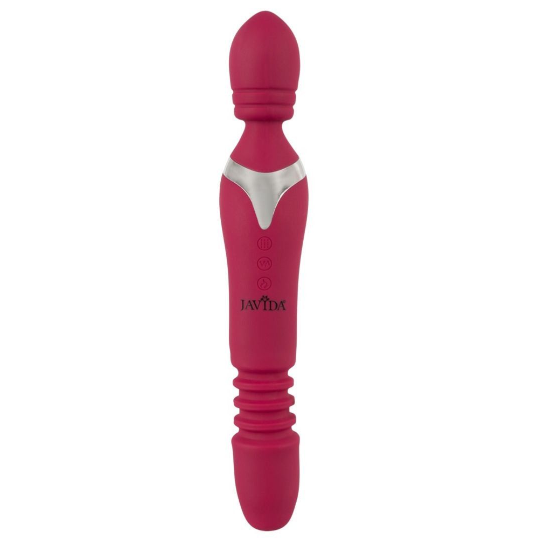 Massagestab "Warming & Thrusting Vibe" | Wärmefunktion, 7 Vibrationsmodi | Javida