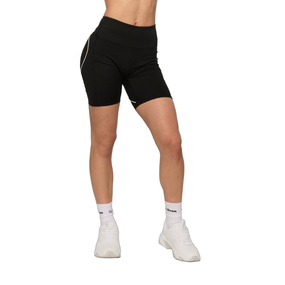 GymBeam Shorts Damen Slim mit Gummizug Varsity Black