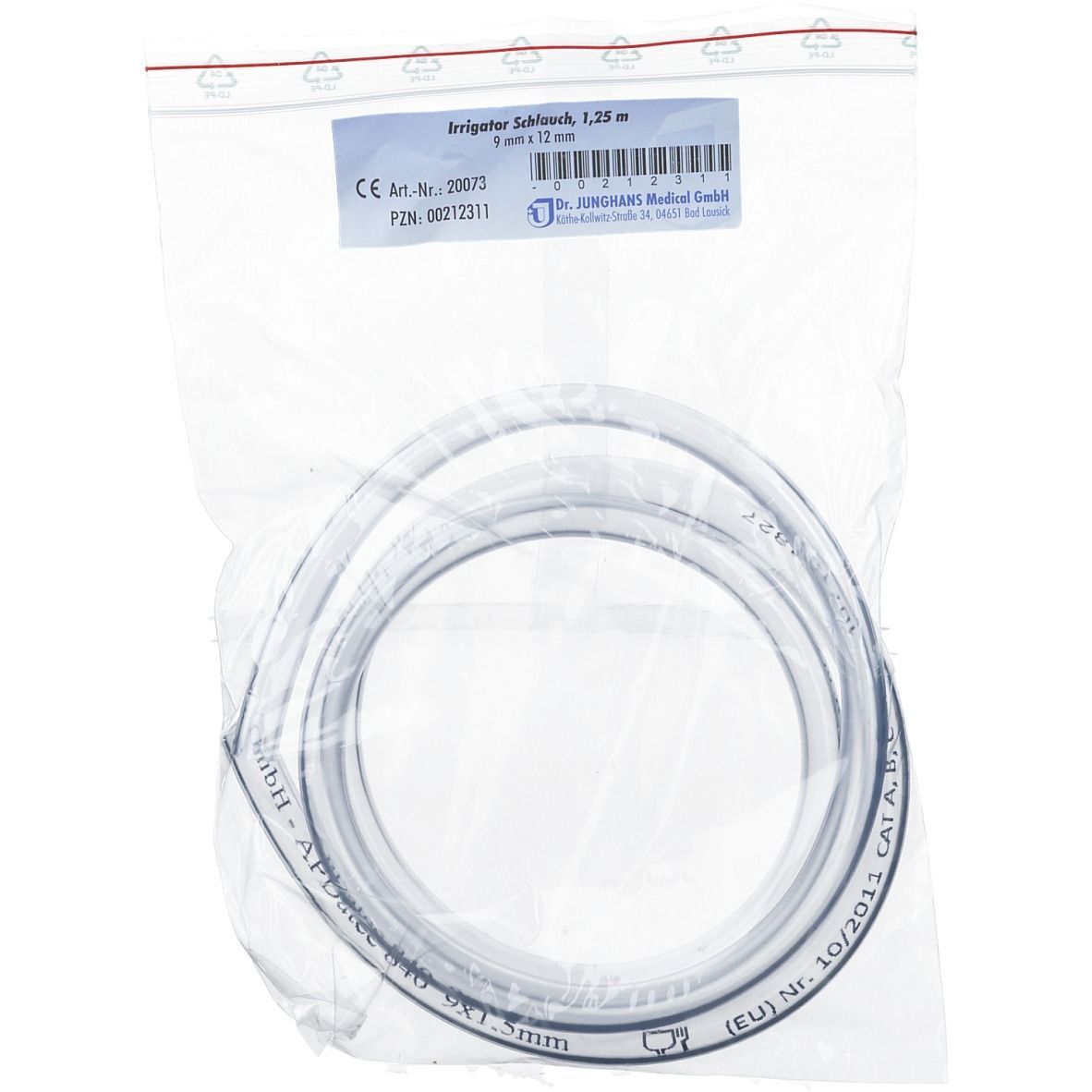 Dr. Junghans® Irrigator Schlauch 1,25 m