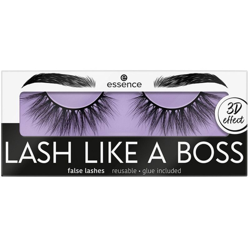 Essence 'Lash Like a Boss' Wimpernverpackung mit 3D-Effekt.