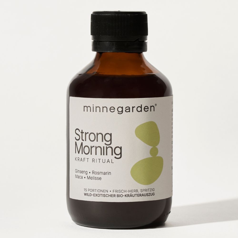 minnegarden Bio Oxymel Strong Morning - exotischer Kräuterauszug