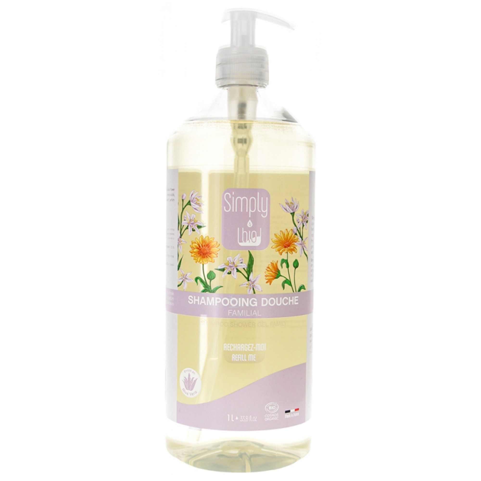 Simply Bio Bio-Familien-Dusch-Shampoo 21x7x7 cm