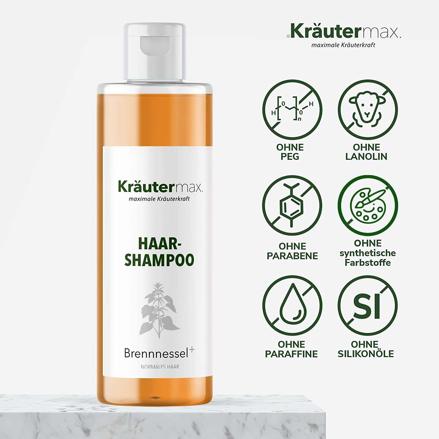 Kräutermax Haarshampoo Brennnessel plus Hopfen