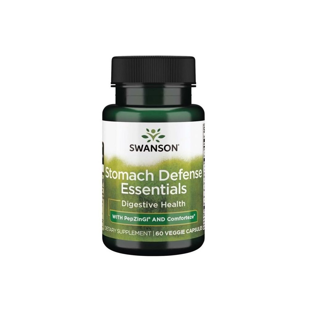 Swanson Stomach Defense Essentials mit PepZinGI und Comforteze 60 St