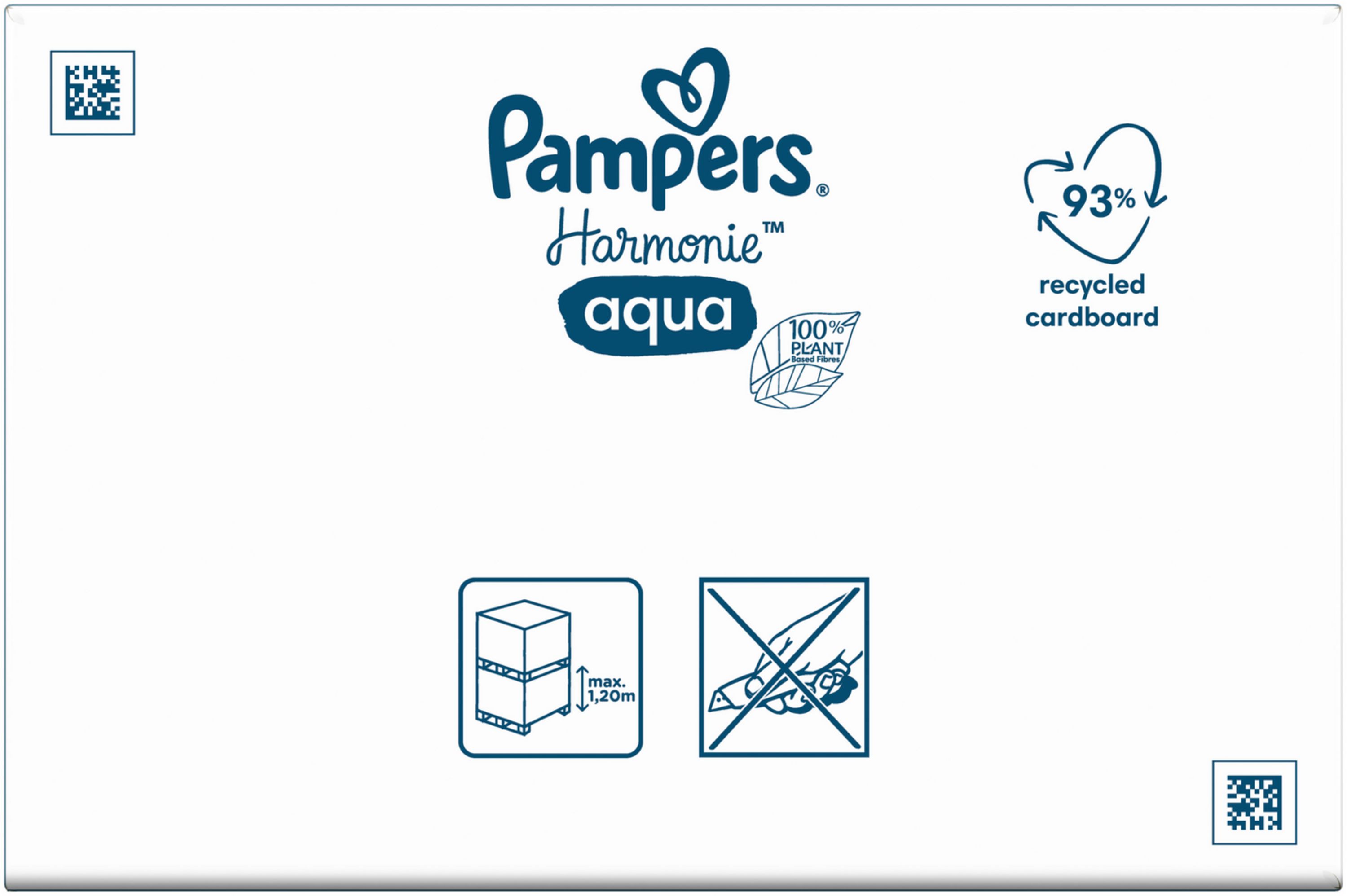 Pampers - Vorteilspack Feuchttücher "Aqua"