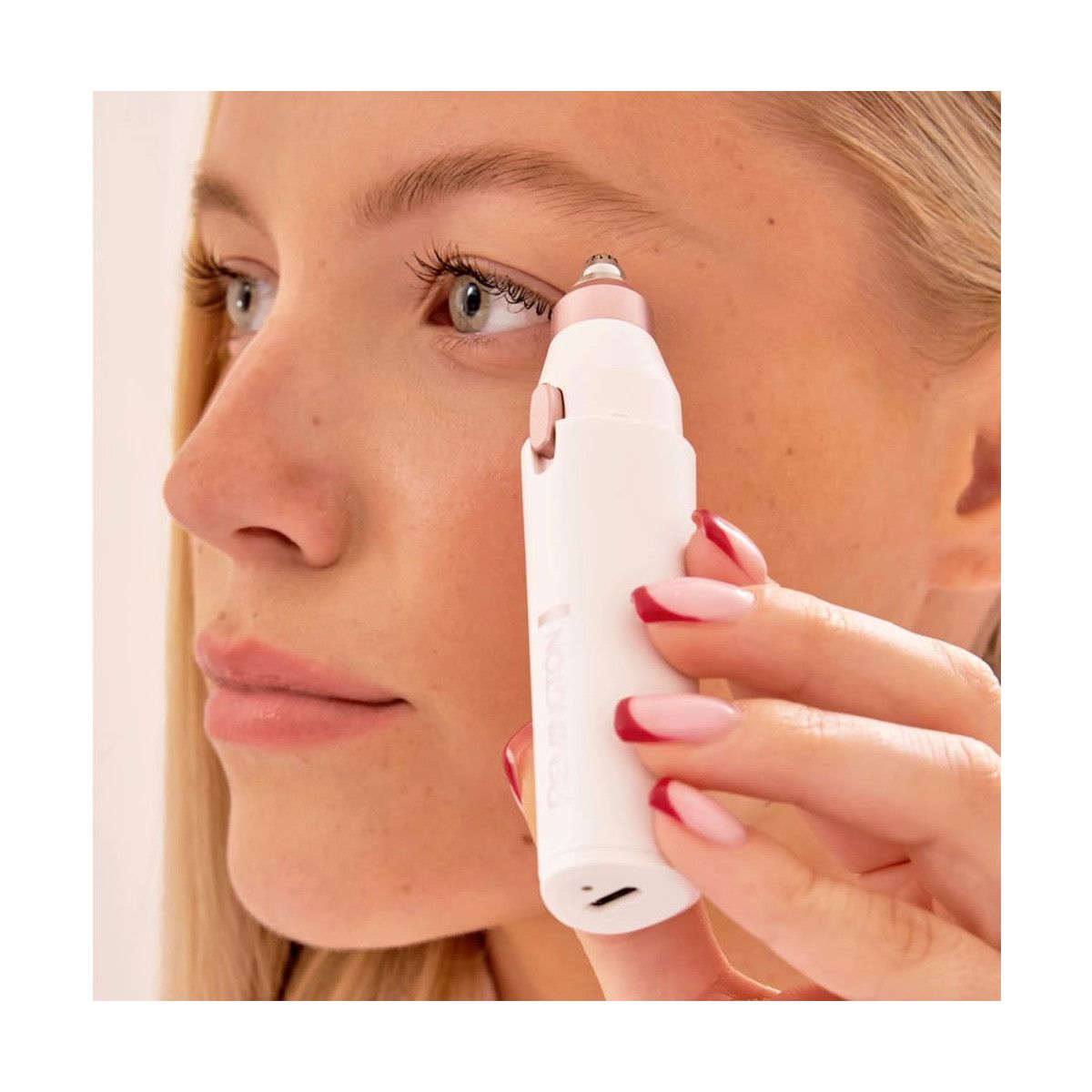 REMINGTON Gesichtshaarentferner Augenbrauentrimmer Rasierer BareMe WFS200 USB-C